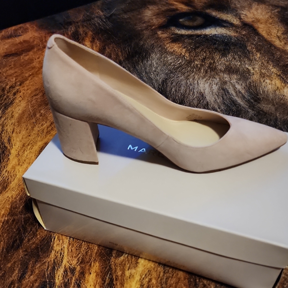 Elegant Pink Multi Suede Women's Pumps